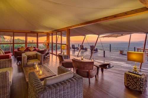 Corporate travel from Kolkata – lodge lounge set for a leadership group