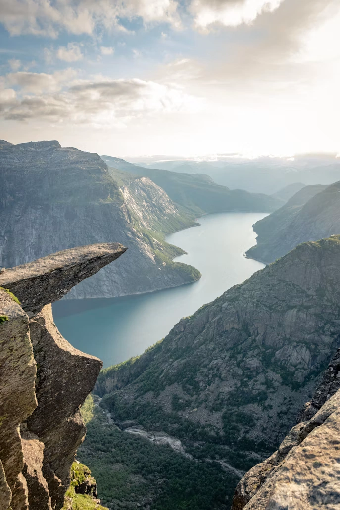 Norway fjord travel plan used in a tourist visa application