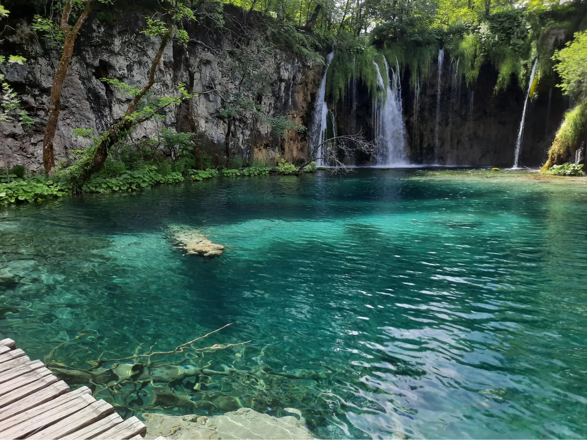 Plitvice Lakes National Park turquoise waterfalls Croatia