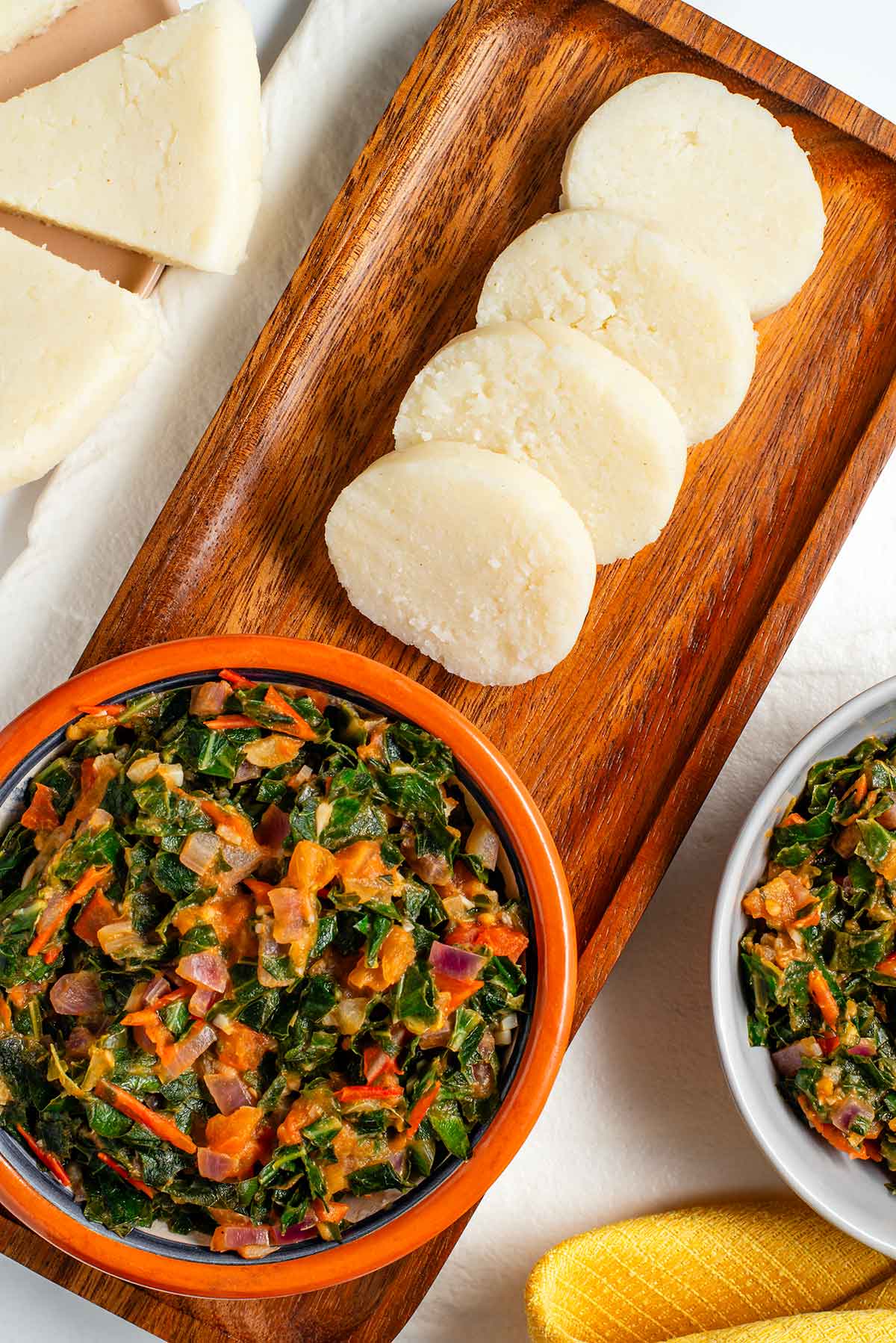 Ugali Kenyan staple served at Masai Mara safari camps