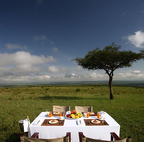 Masai Mara safari dining and favourite Kenyan dishes