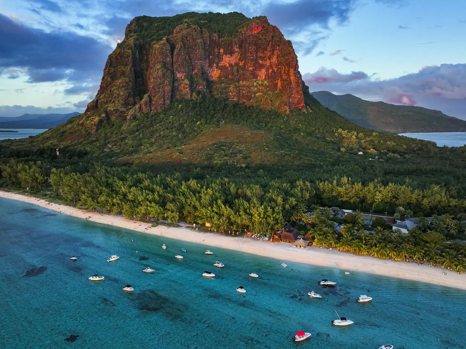 The island and its lagoons
