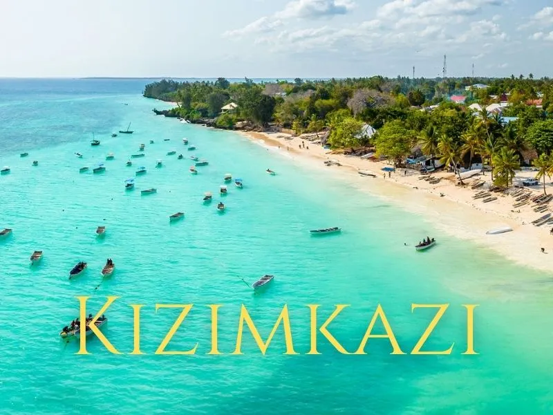 Zanzibar beach honeymoon - white sand and turquoise water Indian Ocean